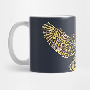 Blue Ring Owl Mug